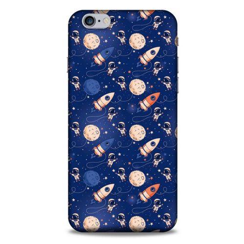 Apple Iphone 6S Plus Uyumlu Kılıf Mavi Delisi (30) Silicone Case Galaksi