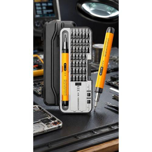 38 Parça  Elektrikli Tornavida Seti Hassas Elektronik Tamir Kiti