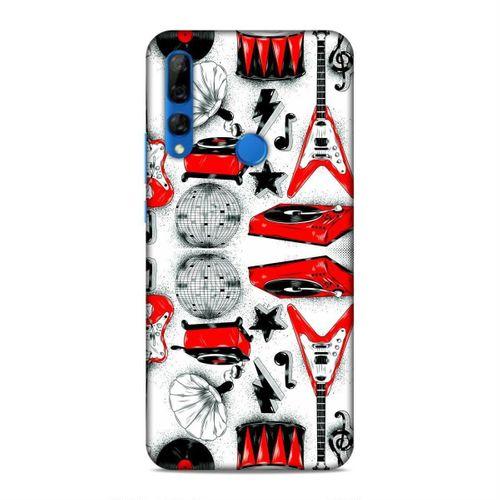 Huawei Y9 Prime 2019 Kılıf Elektro Gitar Bateri Arka Kapak Silikon Koruma Full Koruyucu
