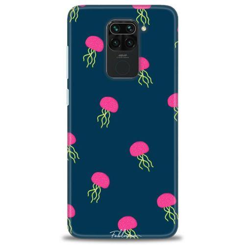 Xiaomi Redmi Note 9 Kılıf HD Baskılı Kılıf - Ahtapotlar + Tam Ekran Koruyucu