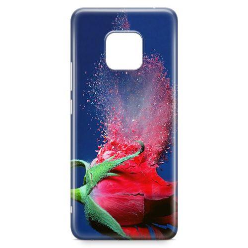 Huawei Mate 20 Pro Kılıf Gül Kırıkları Arka Kapak Koruma Desenli Full Koruyucu