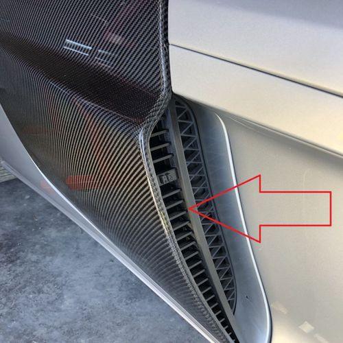 Audi R8 V8 vs V10 Tampon Izgarası Sağ ve Sol ABS Baskı 01361