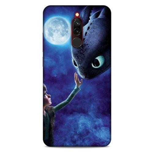 Xiaomi Redmi 8 Kılıf Dragons (40) Fit Silikon Kılıf Ejderha Takım Yıldızı