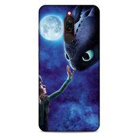 Xiaomi Redmi 8 Kılıf Dragons (40) Fit Silikon Kılıf Ejderha Takım Yıldızı
