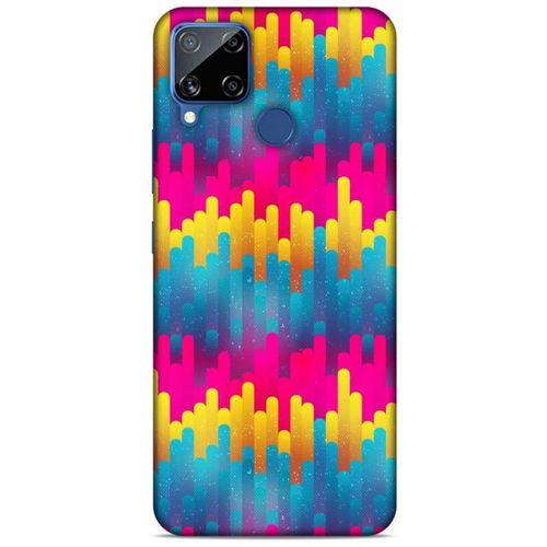 Geometrix 12 Oppo Realme C15 Kılıf Silikon Kapak