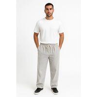 Erkek Fitilli Kadife Cepli Buggy Pantolon Oversize Rahat Kalıp - Gri