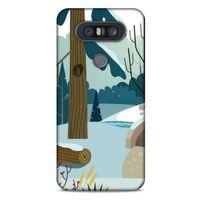 LG K41S - K51S Kılıf Snowix (17) Tasarım Kılıf Yeşil