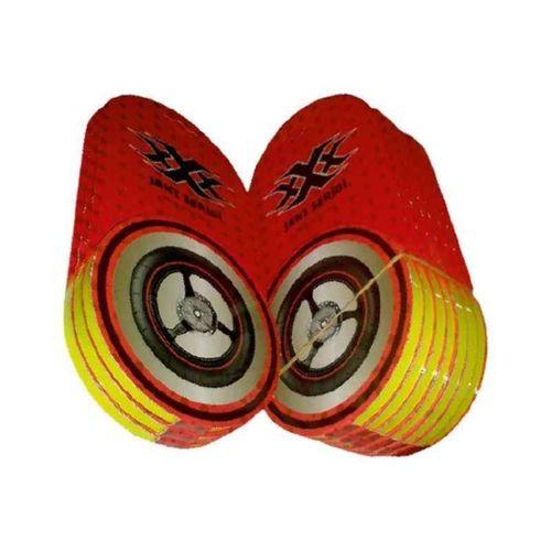 SEVGENT Florasan Sarı 7Cm X 7 M Lüks 1 Set Jant Şeridi