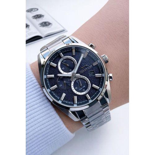 Slazenger Çelik Kordon İç Fonksiyonları Aktif 10 Atm+Bileklik Hediyeli Erkek Kol Saati VS.BLKT.0890