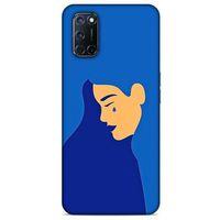 Oppo A52 Kılıf Depresyon (2) Kabı Turuncu Sarı
