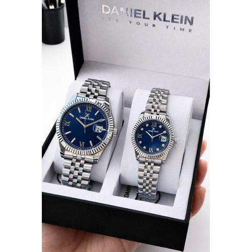 Daniel Klein Çift Sevgili Saati Çelik Bileklik Çelik Krdn 3 Atm Suya Dayanıklı Kol Saati VS.BLKT.0979