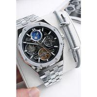 Ferrucci Otomatik Ve Kurmalı Güneş Ve Mehtap Kadranlı 2 Yıl Garantili Erkek Kol Saati BFC.M3571.S1