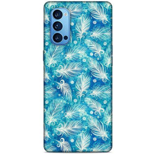 Oppo Reno 4 Pro Kılıf Desenli Özel Seri Tüyler (42) Rugged Armor Kılıf