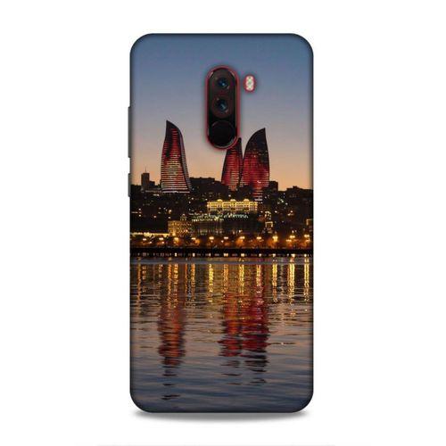 Xiaomi Pocophone F1 Uyumlu Kılıf Azarbaijan (28) Arka Kapak Alov Kuleleri