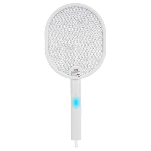 ASONIC AS-A26, Beyaz, 3000V, Raket Tipi, UV Mor Işıklı, 1200mAh, Bataryalı, Şarj Edilebilir, Katlanabilir, Sinek Öldürücü