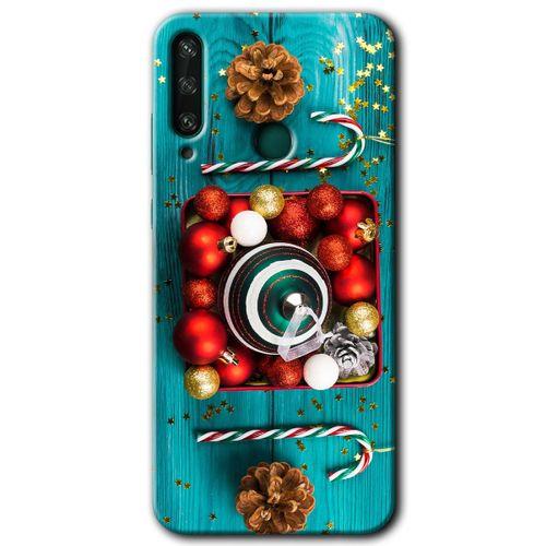 Huawei Y6P Kılıf HD Desen Baskılı Arka Kapak - Christmas