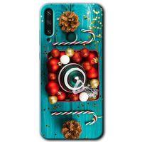 Huawei Y6P Kılıf HD Desen Baskılı Arka Kapak - Christmas