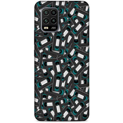 Retro (26) Desen Tpu Silikon Kılıf Renkli Xiaomi Mi 10 Lite Kılıf