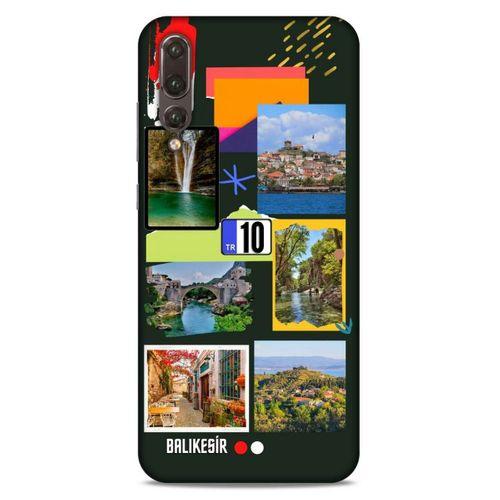 Lopard Huawei P20 Pro Uyumlu Kılıf Şehirli ※ (10) Balıkesir Full Koruma Kılıfı