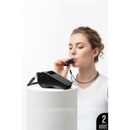 Plastik Düdük - Spor Düdüğü - Hakem Düdüğü Metal Deprem Düdüğü 2 li SET