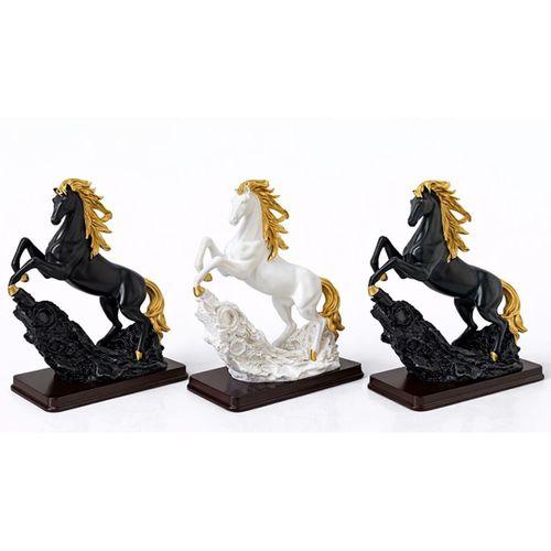 Polyester Şahlanmış At Figürü