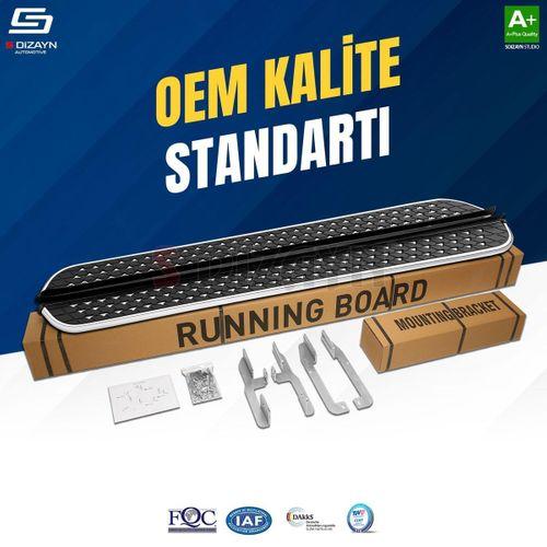 S-Dizayn Fiat Ulysse Kısa Şase Diamond Krom Yan Basamak 213 Cm 2022 Üzeri A+ Kalite