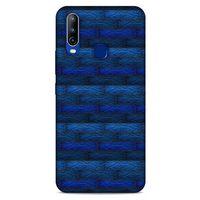 General Mobile GM 10 Kılıf Patchwork (43) Thin Fit Kılıf Mavi Tonları