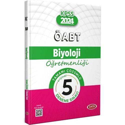2024 ÖABT Biyoloji Öğretmenliği Tamamı Çözümlü 5 Deneme Sınavı Data Yayınları