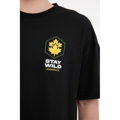 LUMBERJACK 5M ML STAR 11OTD1-27 5FX KKOL T-SHIRT