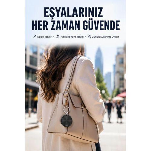Konum Takip Cihazı Airtag Apple Ve Android Uyumlu Akıllı Eşya Bulucu