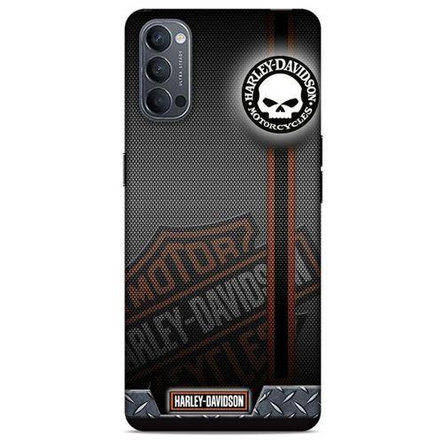Oppo Reno 4 Uyumlu Kılıf Motorsiklet (46) Core Armor Kılıf Harley