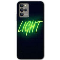 Omix X700 Kılıf HD Desen Baskılı Arka Kapak - Neon İnscription
