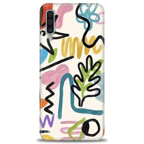 Samsung Galaxy A50S Kılıf HD Baskılı Kılıf - Çizimler + Tam Ekran Koruyucu