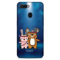 Oppo Ax7 Kılıf FunnyMaX (2) Kabı Lacivert Beyaz