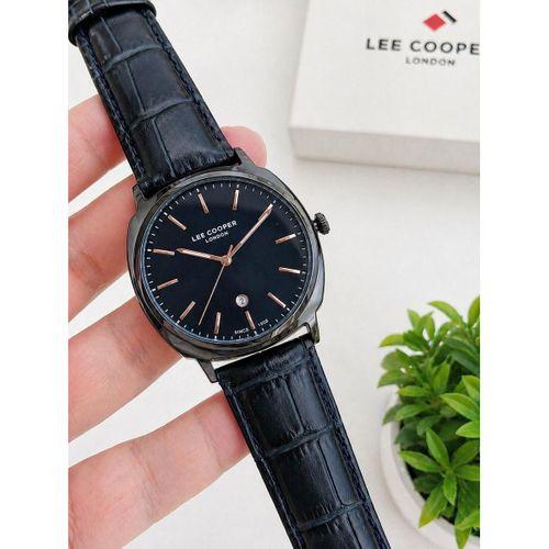 Lee Cooper Erkek Kol Saati 50 Mt Suya Dayanıklı Deri Kordon Bileklik Hediyeli VS.BLKT.0983