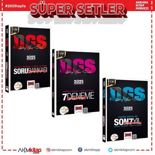 Yargı 2025 DGS VİP Sayısal Sözel Tamamı Çözümlü Soru Deneme ve Çıkmış Sorular Seti 3 Kitap