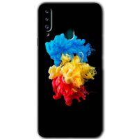 Samsung Galaxy A20s Kılıf Baskılı Kapak - Black 1 +Tam Ekran Koruyucu