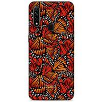 Oppo A31 Kılıf Kelebek Etkisi (5) Koruma Kabı Beyaz Lacivert