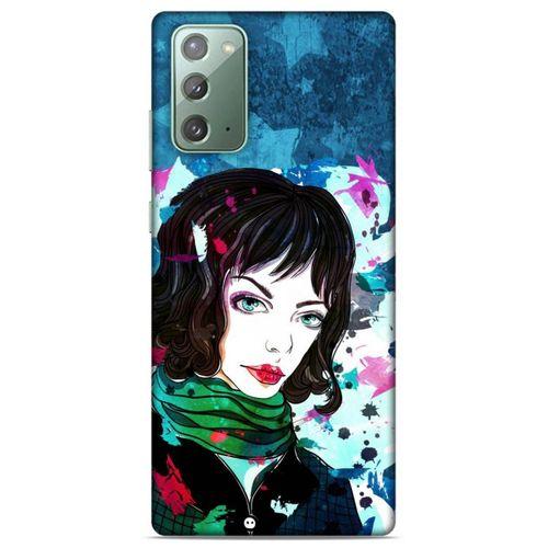 Lopard Samsung Galaxy Note 20 Uyumlu Kılıf Sürreal Yüzler ♀ (23) Ultra Koruma Kılıfı Baskılı