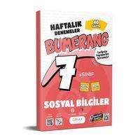 7. Sınıf Sosyal Bilgiler Bumerang Haftalık Denemeler Günay Yayınları