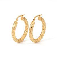 14 Ayar Altın Halka Küpe HSM10129