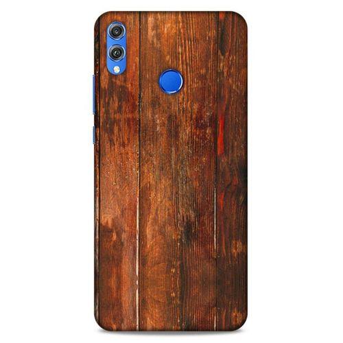 Lopard Huawei Honor 8x Uyumlu Kılıf Wood'X (4) Koruma Kılıfı Desenli