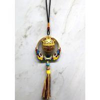 Renkli Püsküllü Şans Kedisi Feng Shui Askılık Alk4452