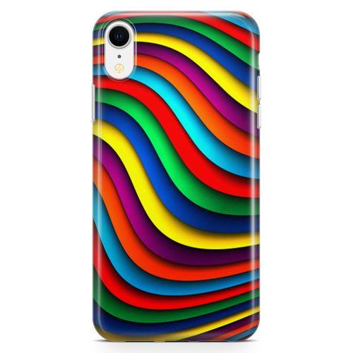 Apple iPhone XR Kılıf Futurustik Arka Kapak Koruma Desenli Full Koruyucu