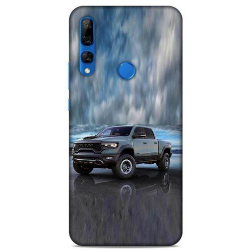 Lopard Huawei Y9 Prime 2019 Uyumlu Kılıf PickUpX (42) Rugged Armor Kılıf Bulut Mavi