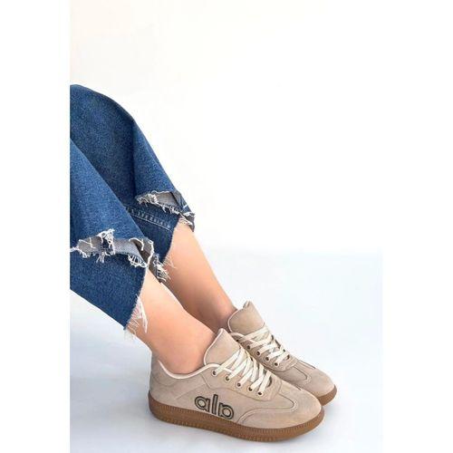 Lendo Bej Süet Bağcıklı Spor Ayakkabı