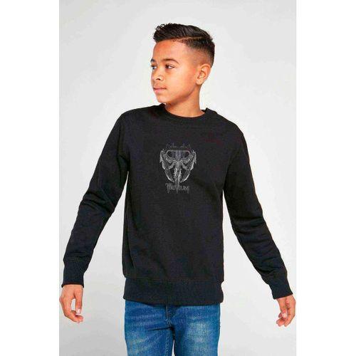 Trivium vengeance Falls Baskılı Unisex Çocuk Siyah Sweatshirt