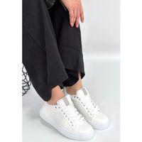 Yier Beyaz Cilt Bağcıklı Spor Ayakkabı