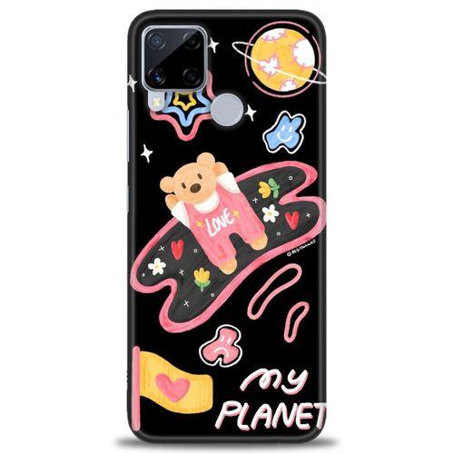 Realme C15 Kılıf HD Baskılı Kılıf - My Planet + Tam Ekran Koruyucu