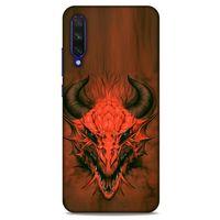 Xiaomi Mi A3 Kılıf Dragons (14) Lansman Kılıf Kırmızı Boynuzlu Ejderha